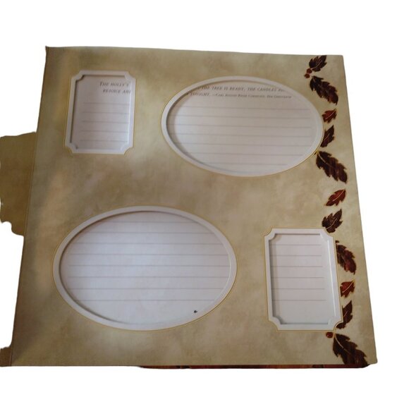 NEW SEASONS LOT OF 2CHRISTMAS MEMORIES SCRAPBOOK PHOTO ALBUM HARDCOVER CB2 - Picture 6 of 7